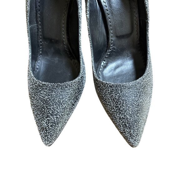 AllSaints Grey Leather Lena Pump Size 41 Heels NWOB Fits Like a 9 $340 - Picture 5 of 11